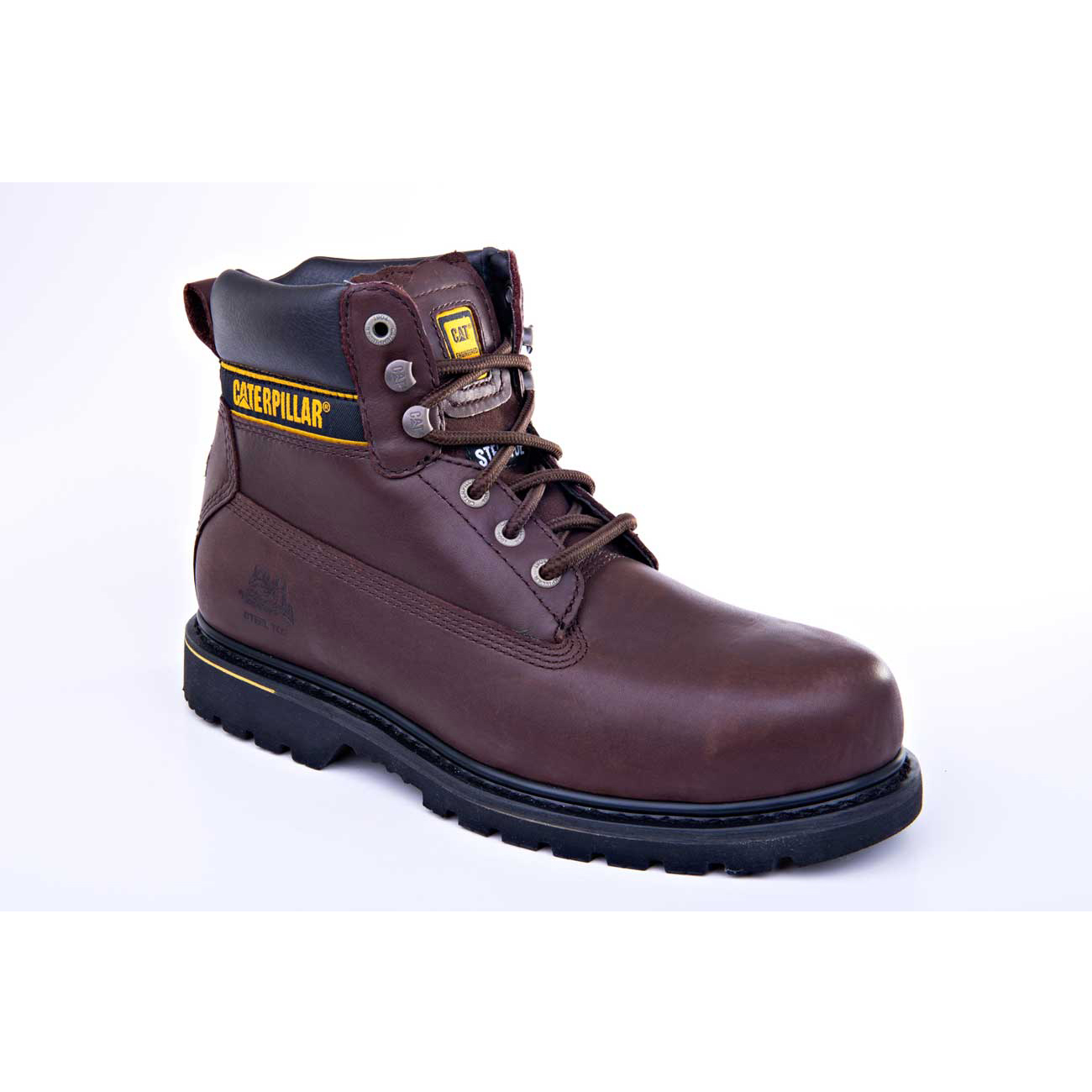 Caterpillar Boots Islamabad - Caterpillar Holton St - Sa Mens Safety Boots Burgundy (102398-PDV)